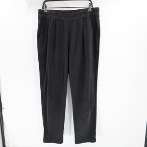 JAMES PERSE Pants Womens 3 35x28 black Single Pleat Relaxed Pull On cotton blend